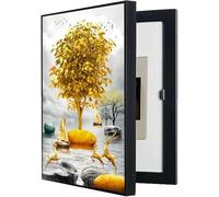 Couvercle de tableau électrique à charnière gauche, cache décoratif for boîte à fusibles, façade artistique for tableau électrique, décoration murale amovible for boîtiers techniques(E,40x60cm)