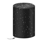 Couvercle de tambour de 55 gallons - Couvercle de baril de pluie avec corde de traction | Housse de seau d'extérieur coupe-vent | Protection contre les intempéries, la pluie, la neige - Seau de 55