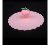 Couvercle de tasse en silicone avec joint anti-aspiration, matériau de qualité alimentaire, couvercle étanche et hermétique pour tasses, bols et verres, couvercle réutilisable anti-poussière avec