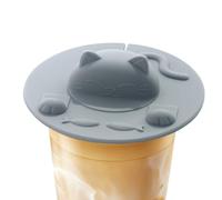 Couvercle de Tasse en Silicone,Protection Anti-Poussière avec Porte-Sachet de Thé,Couvercle pour Tasse à Café et à Thé | Pour Bureau Maison Étude Table Adultes Adolescents Café Eau