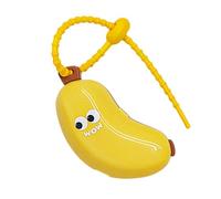 Couvercle de tête de brosse à dents amusant en forme de banane avec fonction anti-poussière - Récipient de rangement multifonction pour l'hygiène de voyage - Porte-brosses à dents de voyage essentiels