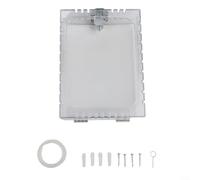 Couvercle de thermostat verrouillable avec mécanisme de combinaison réinitialisable sur le côté et caractéristiques de sécurité à coins arrondis