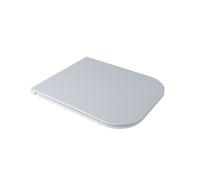 COUVERCLE DE TOILETTE EN THERMOPLASTIQUE BLANC BRILLANT DE FORME Q