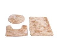 Couvercle de Toilette et Tapis, Tapis de Bain U Forme de Salle de Bain de Salle de Non Glissant Couvercle de de de de 3 Pièces avec de Toilette 3 Pc de de Set pour Décoration de Maison