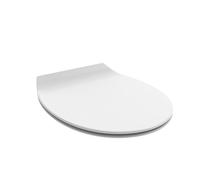 COUVERCLE DE TOILETTE UNIVERSEL À FERMETURE DOUCE EN THERMOPLASTIQUE BLANC