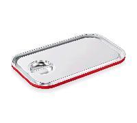 Couvercle de transport GN joint 2 GN 1/2 en Acier au nickel chrome Was Germany G