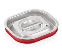 Couvercle de transport GN joint 2 GN 1/6 en Acier au nickel chrome