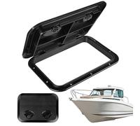 Couvercle de trappe d'accès, panneau de bateau de 44 x 31,5 cm, forme rectangulaire, joint résistant aux intempéries pour protection marine, rangement de yacht, compartiments de camping-car, besoins
