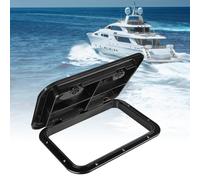 Couvercle de trappe de bateau - Couvercles de trappe d'accès de bateau rectangulaires, inspection en acier inoxydable avec accessoire de matériel clé, protection d'étanchéité résistante aux intempérie