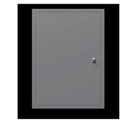 Couvercle de trappe de service for cloison sèche, porte d'accès en alliage d'aluminium, trappe d'inspection dissimulée et verrouillable for mur, plafond.(Dark grey,30x60inch (76.2x152.4cm))
