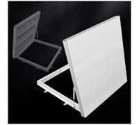 Couvercle de trappe d'évacuation de sous-sol en acier inoxydable 304 avec couvercle de fenêtre de toit imperméable avec fermoir de verrouillage et amortisseurs à gaz pour sortie de toit de grenier