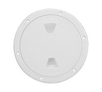 Couvercle de trappe d'inspection rond pour bateaux et yachts, plaque d'accès de qualité marine avec joint sécurisé de 10,2 cm, 15,2 cm ou 20,3 cm, blanc étanche (lot de 1) (15,2 cm)