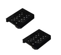 Couvercle de trémie à café Black Ground Coffee Hopper Lid Dosing Funnel Bypass (2x Pieces) compatible with Philips Espresso Coffee Machine