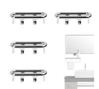 Couvercle de trop-Plein pour Trou | 4X de d'évie de Remplacement de Drain Ovale | pour canalisation de Salle de Bains pour canalisation de Salle d