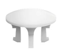 Villeroy & Boch Couvercle de trop-plein Ø41 mm silicone étoile blanche pour lavabos de plus de 50 cm