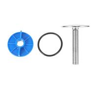 Couvercle de Trou D’évier en Acier Inoxydable, Bouchon Vissable Argenté | Installation Rapide pour Lavabo ou Plan de Travail, Surface Polie Lisse, Finition Brillante, Entraxe Compatible 12 à 49mm