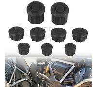 Couvercle de trou de cadre pour moto, ensemble de capuchons de cadre décoratifs pour BMW R1250GS LC R1250GS R 1200 1250 GS Adventure adv 2022 2023 noir