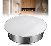 Couvercle de trou de cheminée : Ø 100 mm en acier inoxydable, capuchon de tuyau, couvercle de tuyau de cheminée, couvercle de conduit de poêle, couvercle mural, couvercle de trou de poêle pour tous