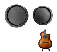 Couvercle de Trou de Guitare,Couvre Trou de Son pour Guitare en Silicone,Bloc de Couverture de Trou de Son de Guitare,Accessoires pour Guitare Acoustique,Acoustic Soundhole Cover,pour Guitare,Noir