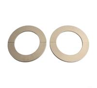 Couvercle de trou de tuyau en acier inoxydable pour salle de bain, douche, évier, radiateur, rosace de tuyau de gaz et valve d'angle, couvercle décoratif pour tuyau d'eau pour la maison, (140 x 91 mm)