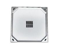 Couvercle de trou d'égout carré invisible, couvercle plat de drainage souterrain, 60 x 60 x 5 cm, cadre en acier inoxydable renforcé, couvercle d'accès aux égouts pour une gestion efficace des déchets