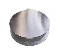 Couvercle de trou d'égout en acier inoxydable avec verrou rond/carré avec base pour jardin et allée, 2 mm d'épaisseur, 6 cm de hauteur, couvercle de fosse septique (60 x 60 cm)