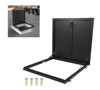 Couvercle de trou d'égout en acier robuste pour fenêtre de toit, trappe d'accès au toit avec poignée, gaz choc en acier galvanisé avec revêtement en poudre, porte d'aération pour l'entretien du toit