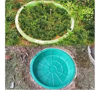 Couvercle de trou d'égout invisible - Couvertures de drainage robustes pour fosses septiques creusées et puits - 60 cm - Plaques d'accès utilitaires extérieures étanches