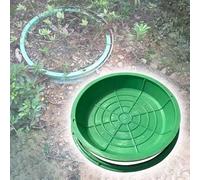 Couvercle de trou d'égout rond invisible pour l'aménagement paysager américain et une utilisation commerciale Design élégant pour une esthétique et une sécurité améliorées