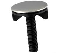 Couvercle de trou d'évier de cuisine en acier inoxydable, anti-fuite, pour 12 à 40 mm de diamètre, bouchon de lavabo résistant à la rouille avec joint en silicone, argenté, 45 mm