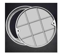 Couvercle de Trou d'Homme Carré Encastré en Acier Inoxydable Cadre, Inspection Invisible Décoré， Couvercle et Cadre de Trou d'homme Invisibles，Forte capacité de charge(40*40cm/15.7*15.7in)