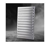 Couvercle de trou d'homme en acier inoxydable avec cadre 30 x 58 x 2,5 cm Design intégré durable pour patios, jardins, garages et routes Solution de drainage robuste