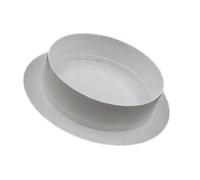 Couvercle de trou mural décoratif PP Matériau de climatisation Capuche de ventilation Plastique Strong dur Couvercle de trou de CA de protection dure blanc Type63