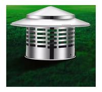 Couvercle de tuyau cheminée en acier inoxydable 304, capuchon protection for Tube toit, évent, protecteur anti-pluie, conduit extérieur(1.31ft/400mm)