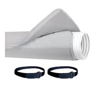 Couvercle de tuyau d'alimentation CA portable - 148 x 50 cm - Couvercle de tuyau AC isolé - Conditionneur étanche réglable à 3 couches - Manchon isolé pour protection des tuyaux