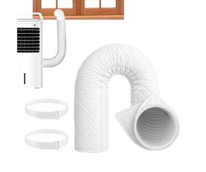Couvercle de tuyau de climatiseur - Manchon de protection isolé pour conduits d'échappement AC portables de 5 pouces et 5,9 pouces de diamètre | Enveloppe de ventilation en tissu Oxford 150 cm avec sa