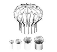Couvercle De Tuyau De Gouttière Crapaudine De Gouttière En Acier Inoxydable, Protection De Tuyau De Descente Filtre Gouttière À Mailles for Toits Jardins Et Descentes Pluviales(200mm/7.9in)