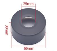 Couvercle de tuyau de robinet mural décoratif en acier inoxydable pour cacher les tuyaux et construire des trous réservés dans la cuisine, le bureau et les espaces commerciaux (66 x 25 x 30 mm)
