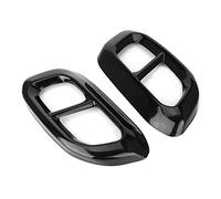 Couvercle de tuyau d'échappement, 2 pièces décor de gorge de queue en acier inoxydable 4 garniture de queue d'échappement pour GLC GLE GLS W167 X253 X167 couvercle de gorge de queue