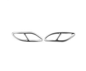 Couvercle De Tuyau D'échappement Arrière Décoration De Silencieux Pour Mercedes Pour Benz W177 A200 A220 A250 2019 - 2021(Argent)
