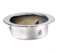 Couvercle de tuyau décoratif en acier inoxydable pour chauffage à gaz, finition murale pour joint d'étanchéité, manchon de protection (80 mm)