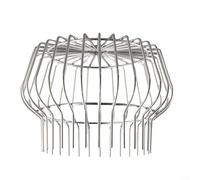 Couvercle de tuyau d'évacuation de toit avec maille anti-blocage en acier inoxydable pour réduire les problèmes de drainage causés par les débris (pour tuyaux de 175 à 200 mm)