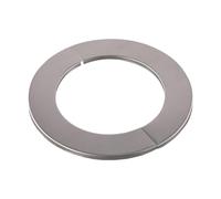 Couvercle de tuyau en acier inoxydable pour chauffe-eau à gaz et tuyaux de raccordement de cuisinière avec film détachable et design fendu pour une installation simple (90 mm)