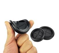 Couvercle de tuyau en caoutchouc, trou bouchon, 10 œillets d'obturation 12 à 100 mm, œillet blanc/noir, fermé, aveugle, joint bonde, cache-poussière, protection du câblage câble(Black,60mm)