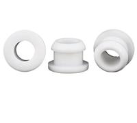 Couvercle de tuyau en caoutchouc, trou bouchon, 10 pièces, d'œillet blanc, diamètre montage 4,5 mm à 60,6, couvercle joint panneau for cloisons cuisine, bouchons d'étanchéité(58.6mm)