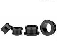 Couvercle de tuyau en caoutchouc, trou bouchon, 10 pièces, d'œillet noir, diamètre montage 4,5 mm à 60,6, couvercle joint panneau for cloisons cuisine, bouchons d'étanchéité(6.5mm)