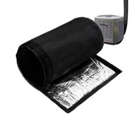 Couvercle de tuyau en cuivre pour climatisation - Gaine de protection isolée - Tuyaux de climatisation - Couvercle anti-poussière - Accessoires pour hôtel et dortoir