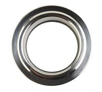 Couvercle de tuyau rond en acier inoxydable pour raccords de conduit (100 mm)