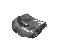 Couvercle de Valve avant de voiture en Fiber de carbone véritable, capot de moteur à trou ouvert, Compatible Pour Toyota Supra A90 A91 MK5 Varis FRP 2019 - 2023(Carbon Fiber Pattern)