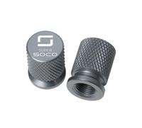 Couvercle de Valve de Pneu pour Super SOCO CPx CUmini CUx TC 50 TC Max Wanderer TCMax TS 50 2019 2020 2021 2022 Bouchons De Valve De Pneu Accessoires De Moto(Titanium)